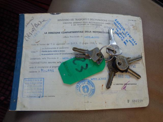 FIAT 600 D Fanalona *TARGHE ORIGINALI* *RESTAURATA*