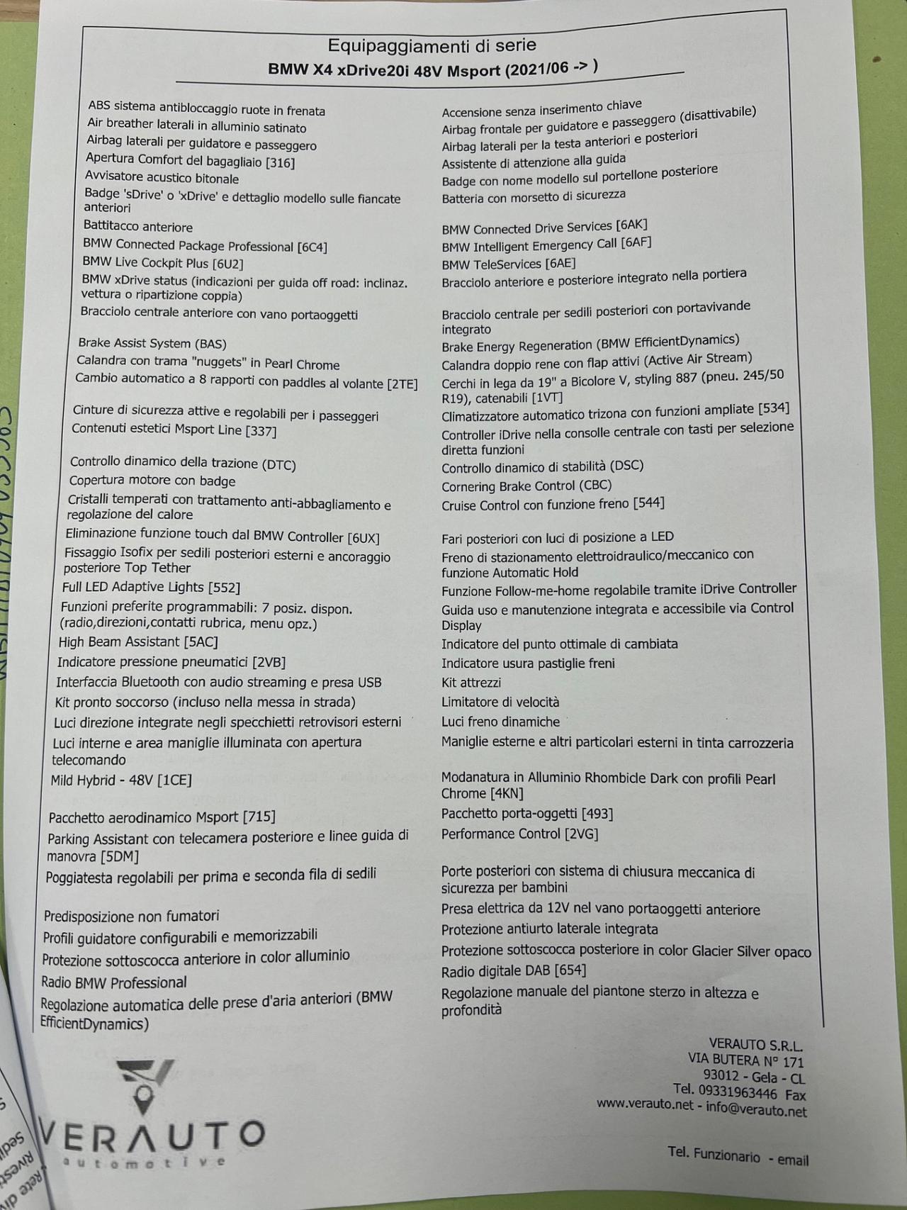 BMW X4 xdrive20i Msport Possibilità noleggio noscoring