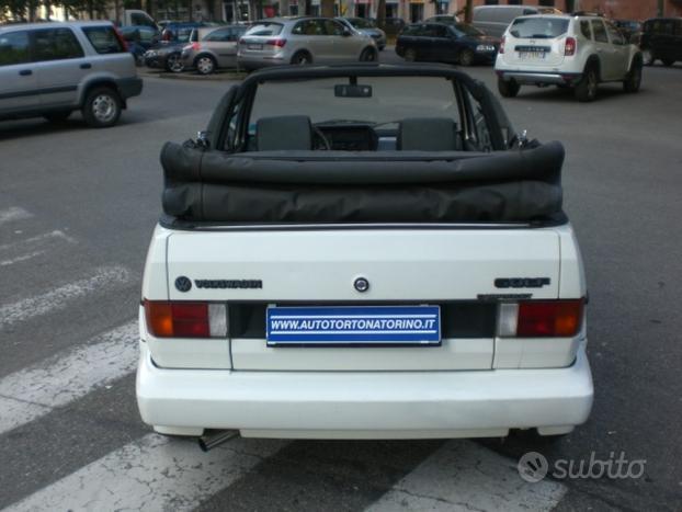 VOLKSWAGEN Golf Cabriolet 1600 GL ISCRITTA ASI-I