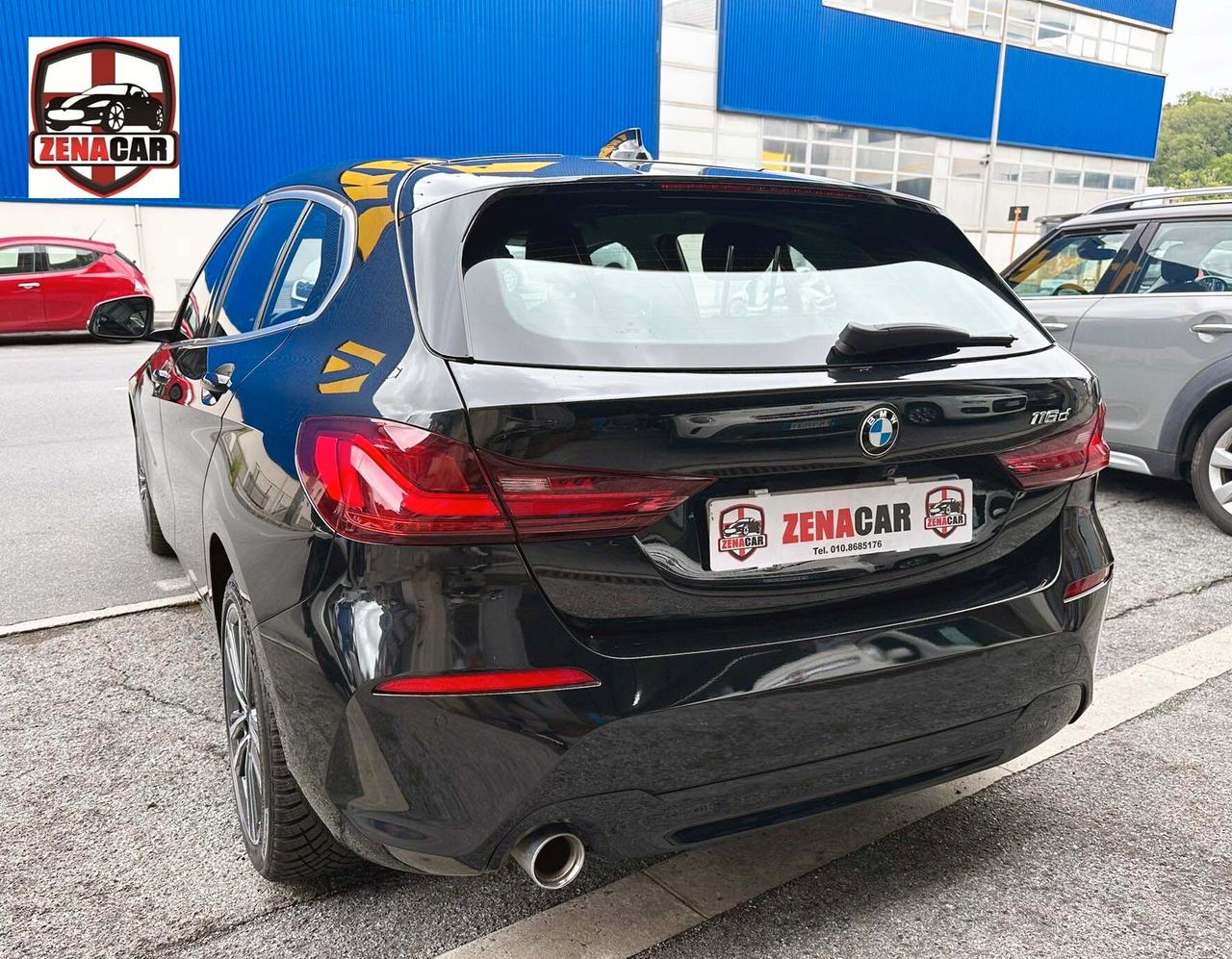 Bmw 116d 5p. Business Advantage 1.5 Automatica Navi Led Camera Virtual Cokpit Unico Prorietario Fatturabile