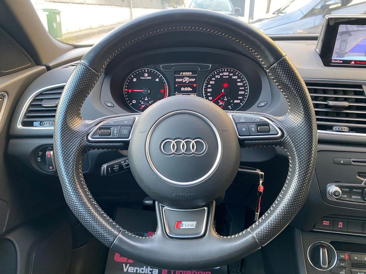 AUDI Q3 S-LINE 2.0 TDI NAVY LED Cam 2017