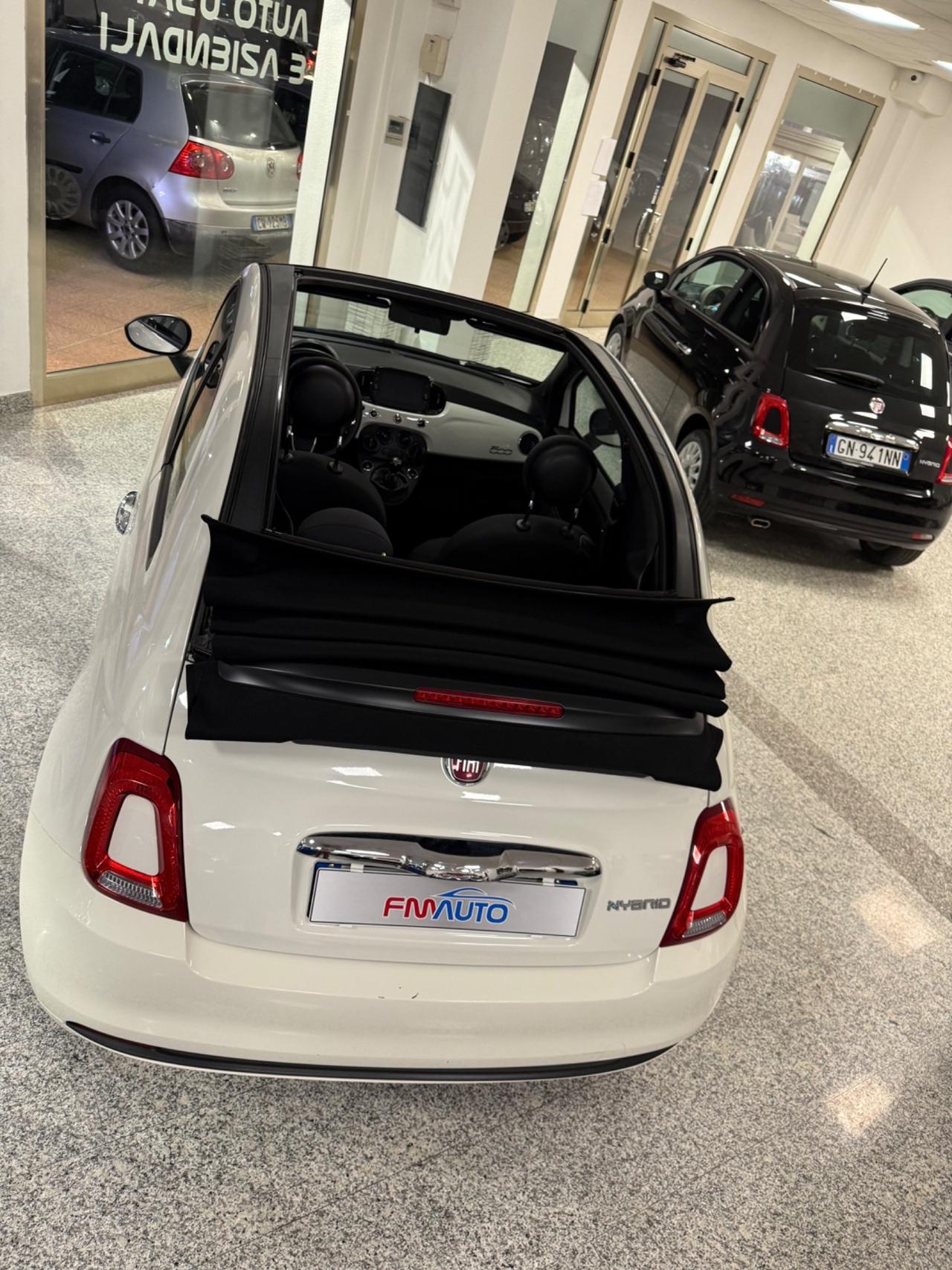 "" OCCASIONE FIAT 500 CABRIOLET!! Fiat 500 C 1.0 Hybrid Red OK NEOPATENTATI