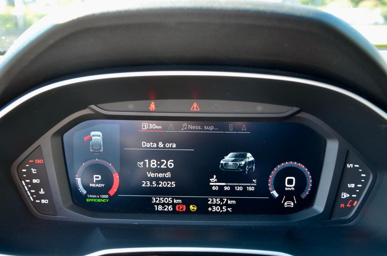 AUDI Q3 SPORTBACK 35 2.0 TDI S-LINE INT-EXT 150cv S-TRONIC, GARANZIA UFF AUDI, SERVICE AUDI, UFF ITALIANA, EURO 6D, FARI LED, RETROCAMERA, NAVI, PERMUTE