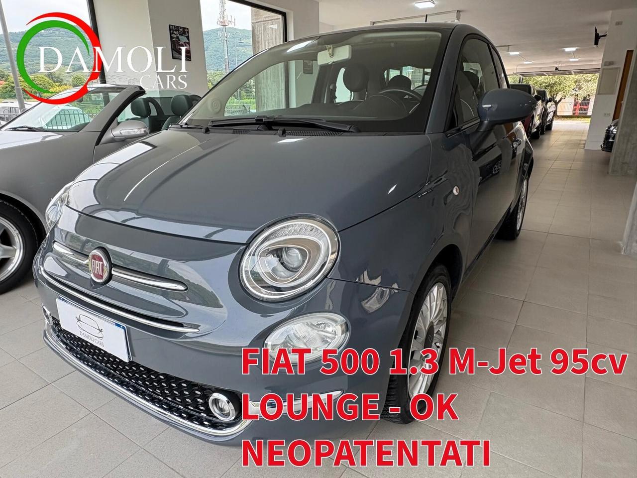 FIAT 500 LOUNGE 1.3 MJT 95CV - OK NEOPATENTATI