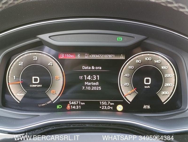 Audi Q8 Q8 50 TDI 286 CV quattro tiptronic Sport*SEDILI RISC*TELECAMERA*PDC*ALCANTARA*VIRTUAL COCKPIT*