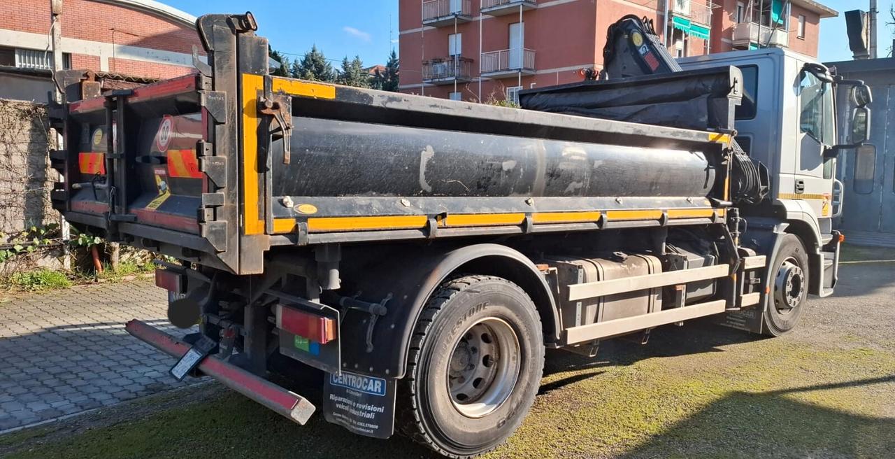 IVECO EUROCCARGO 180 E 24 GRU E CASSONE RIBALTABILE