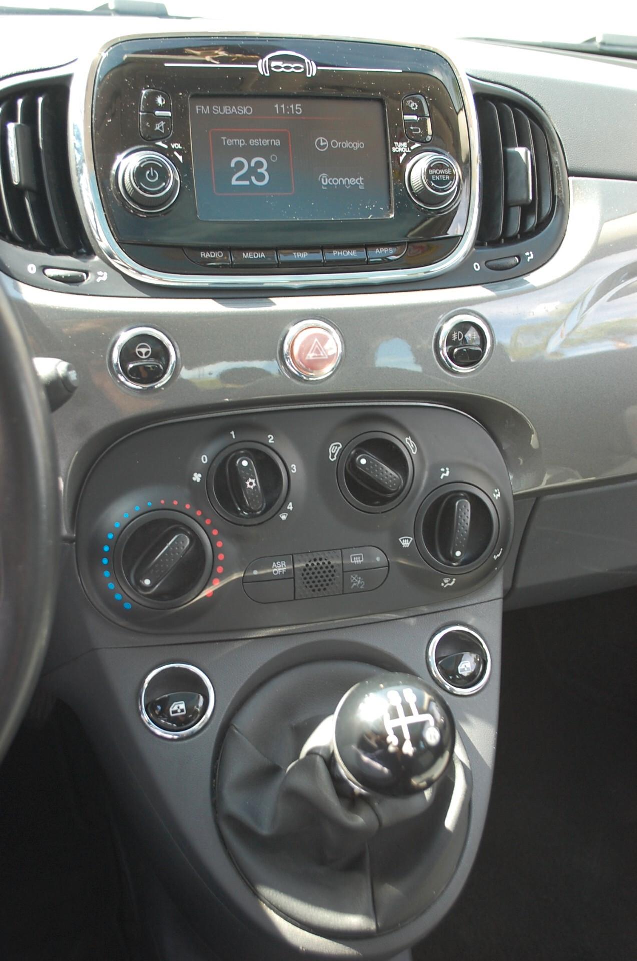 Fiat 500 1.2 Lounge 69CV Uff Italy Tetto USB Clima