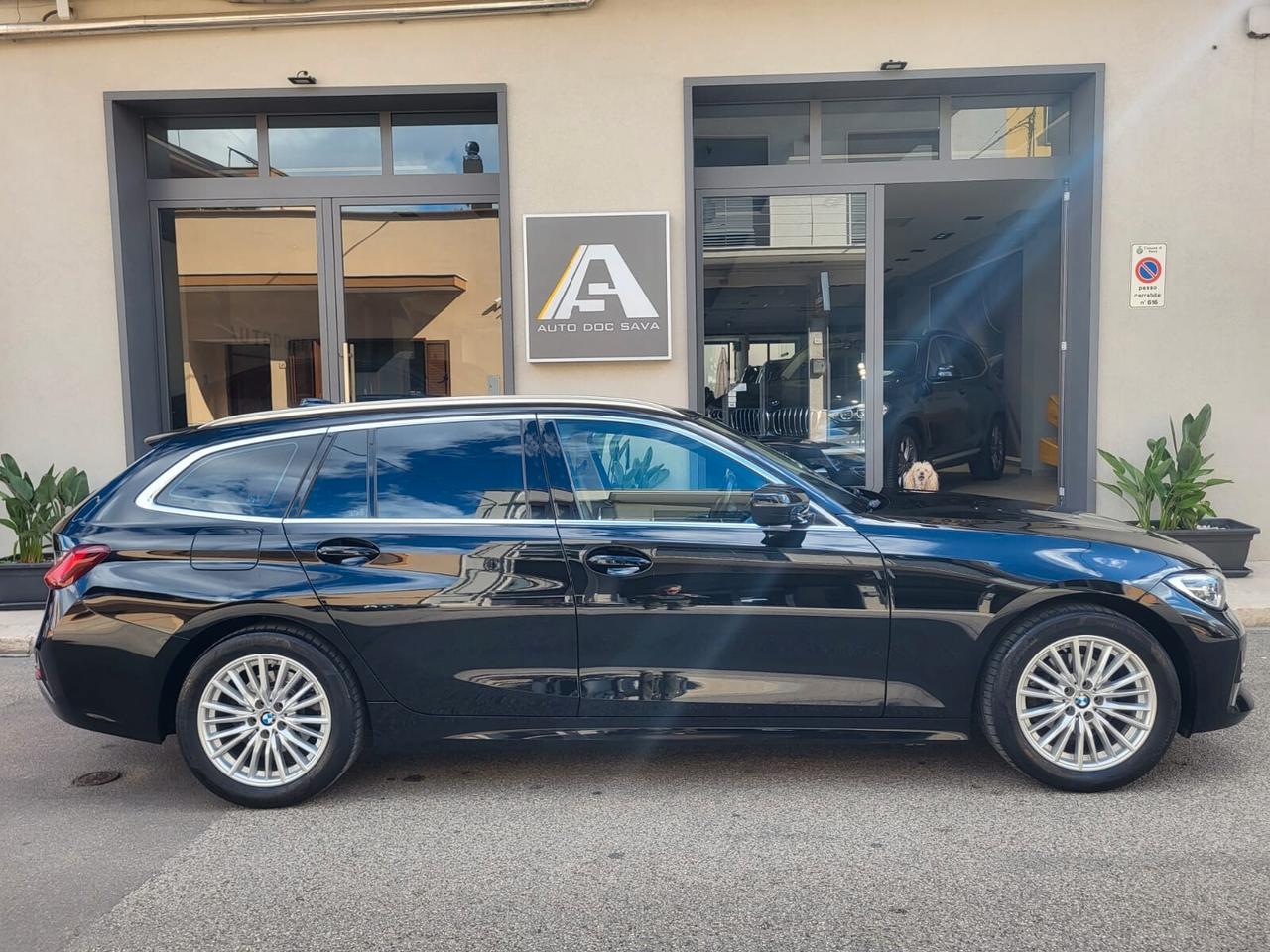 Bmw 318 D 48V Touring Luxury+Pelle+Vetri Oscurati...