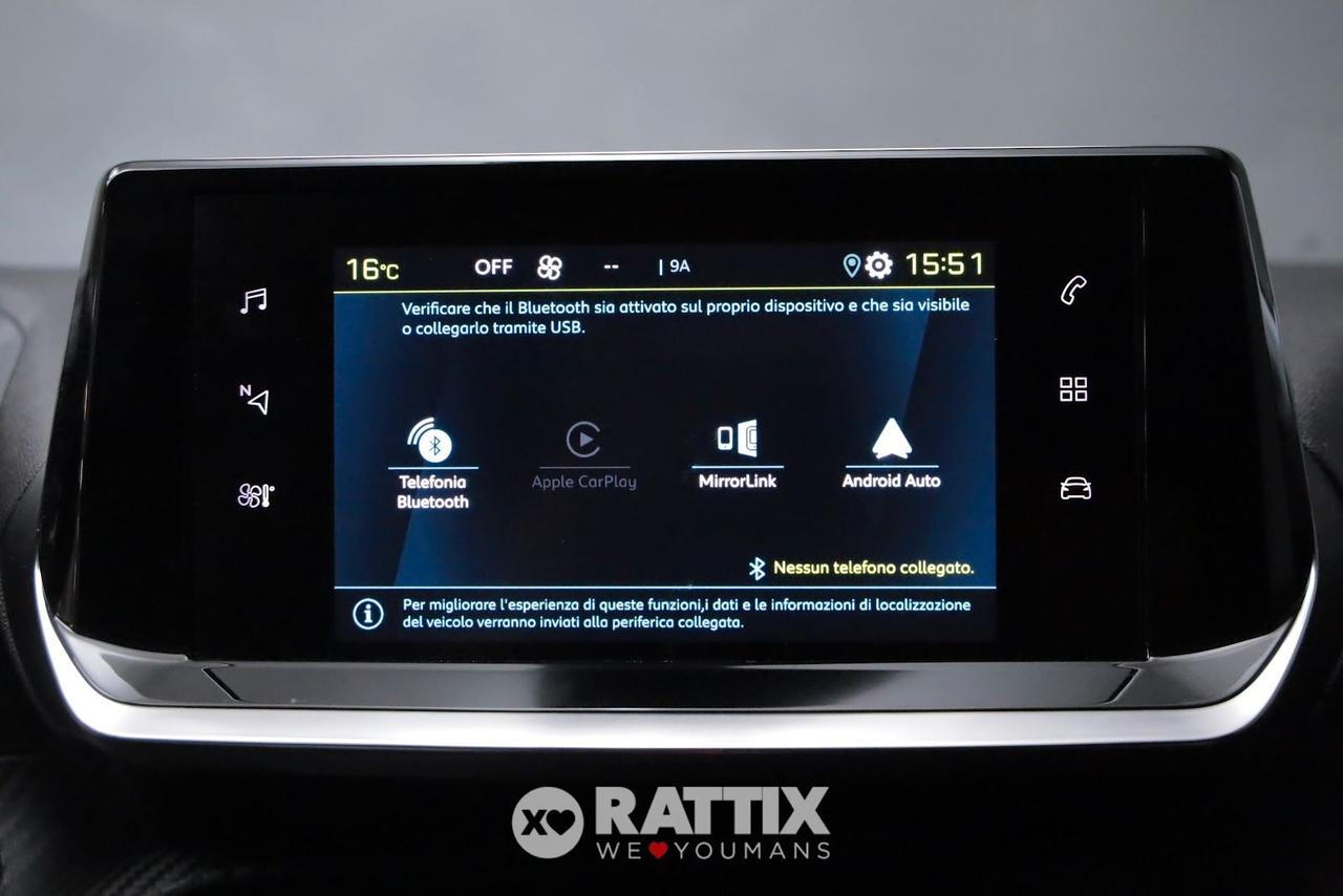 Peugeot e-208 motore elettrico 100kW Allure Pack