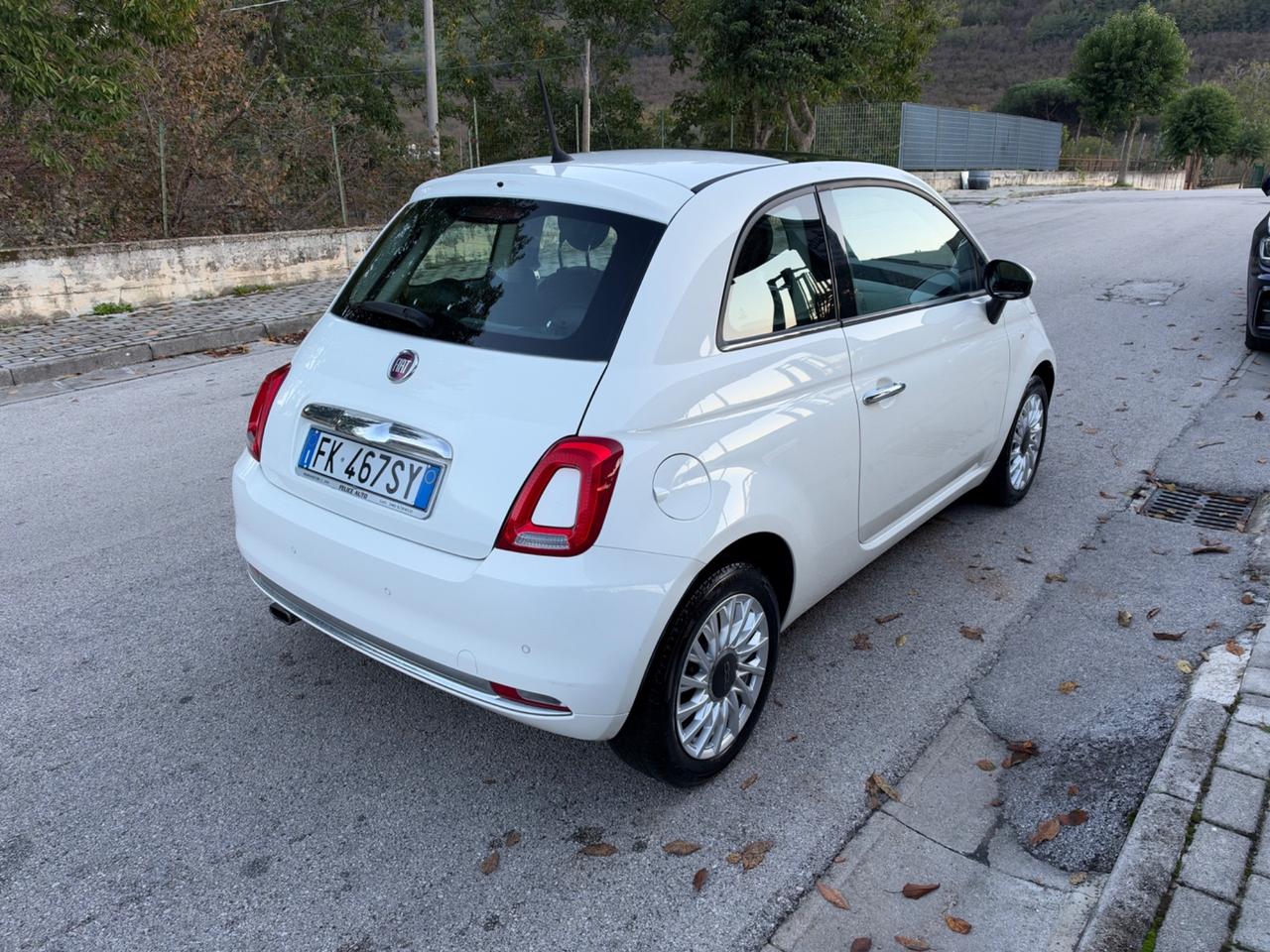 Fiat 500 1.2 benzina 69cv Lounge 2017 tetto panoramico