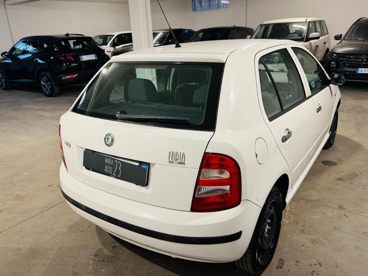 SKODA*FABIA*1.4 MPI*60 CV*NEOPATENTATI