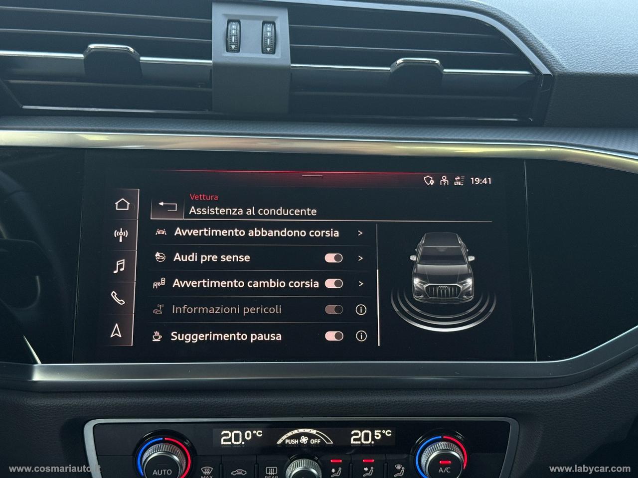 AUDI Q3 35 TDI S tronic Business Advanced FARI FULL LED, CARPLAY, AUDI PRE-SENSE, AUTOMATICO