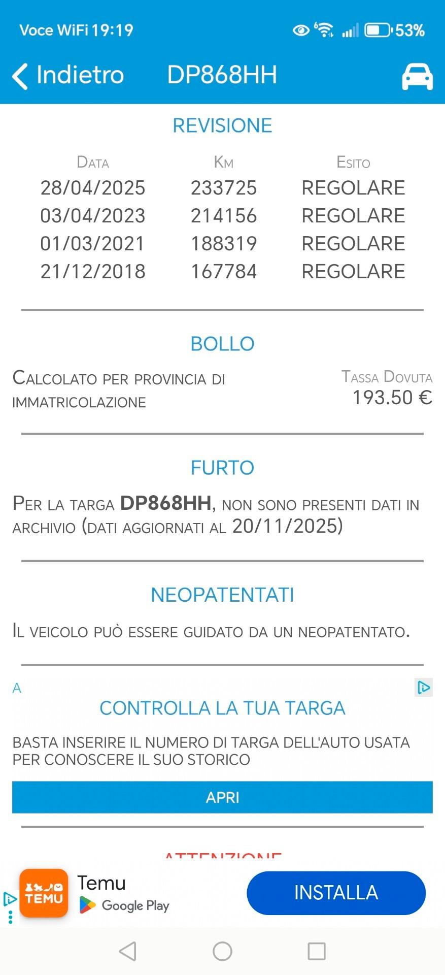 Volkswagen Golf 1.6 5p. Gpl 102 cv 1 pro ok neopatentati