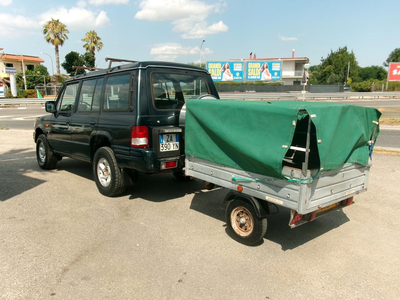 Hyundai Galloper 2.5 TDI 7 POSTI 4X4 GANCIO TRAINO CON CARRELLO COMPRESO **GUARNIZIONE TESTATA DA RIFARE**
