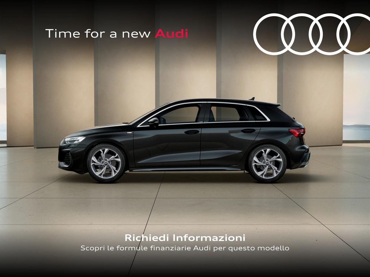 Audi A3 sportback 2.0 tdi s line edition 150cv s-tronic