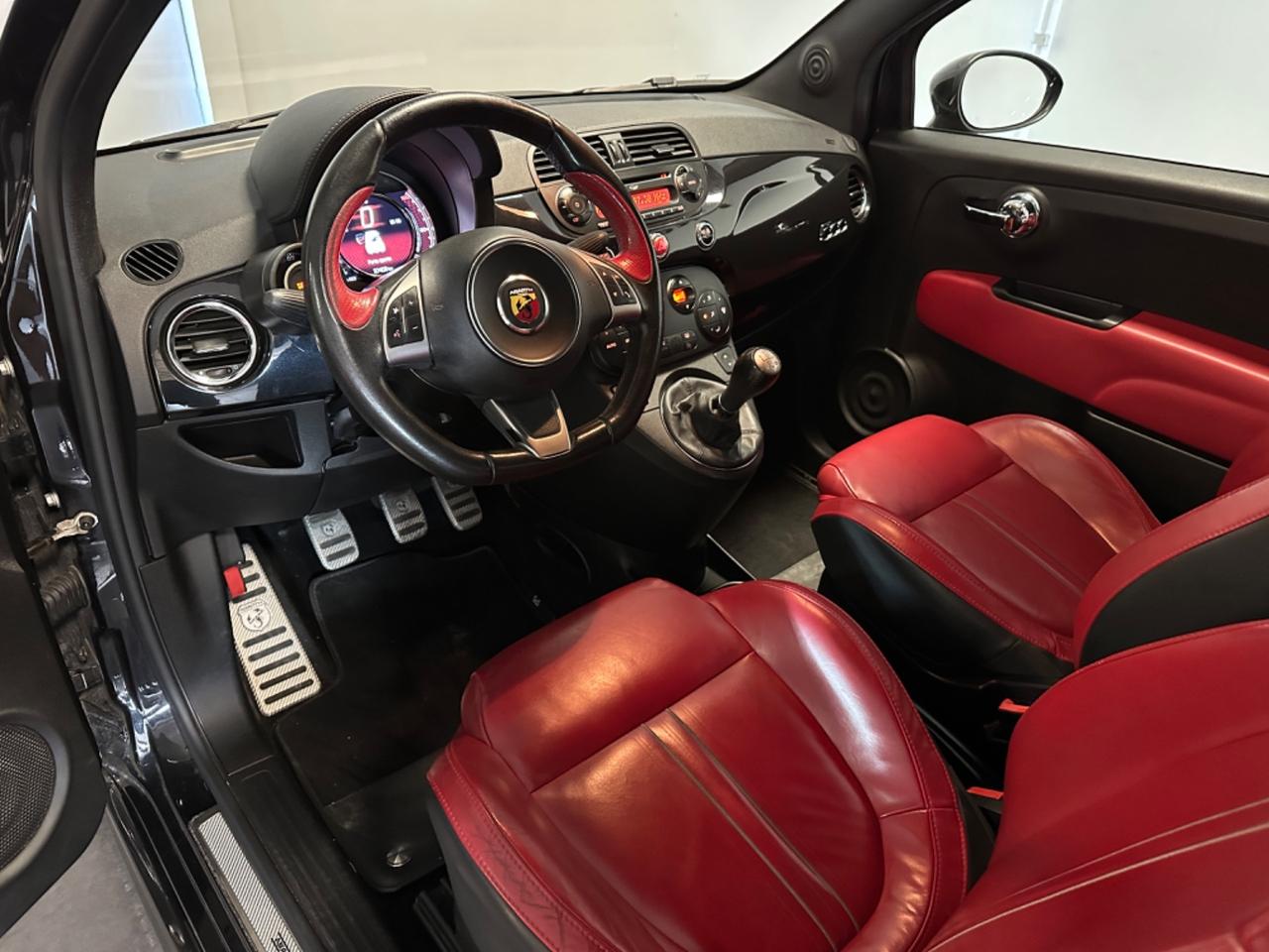 Abarth 595 TURISMO 1.4 T-JET 165CV PELLE ROSSA