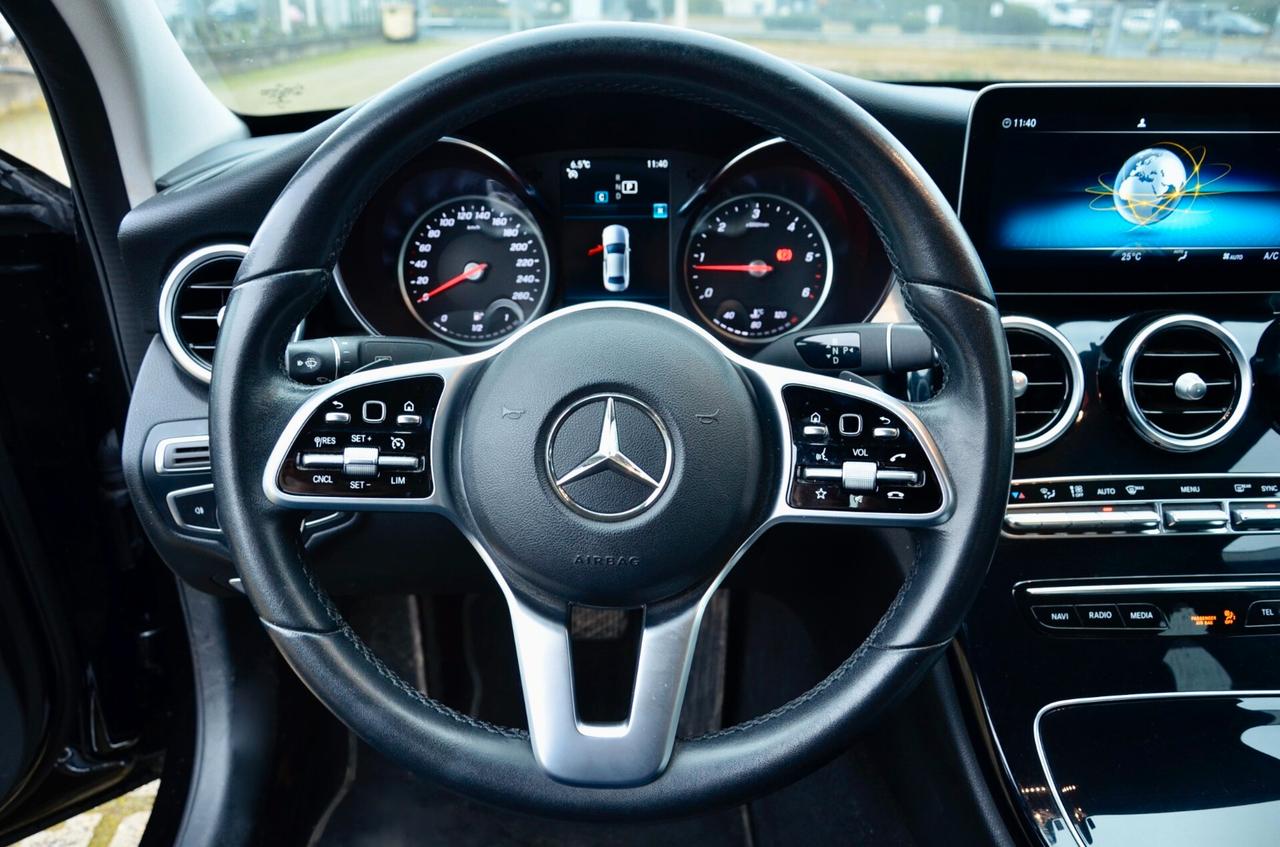 MERCEDES-BENZ C 220d SPORT PLUS 193cv AUTO, UFF ITALIANA, EURO 6D, FULL LED, NAVI, RETROCAMERA, PERMUTE