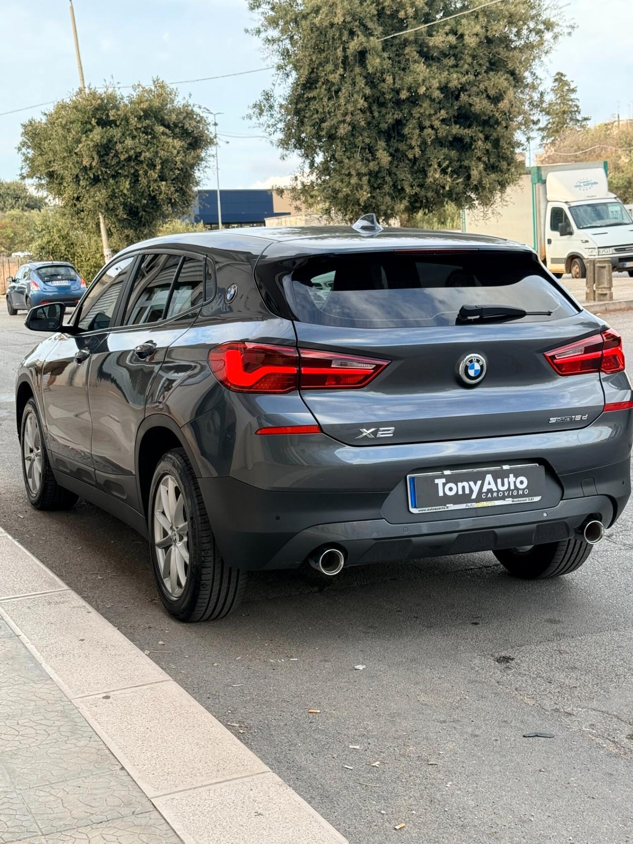 Bmw X2 sdrive18d auto NAVI,ANDROID AUTO,BLUETOOTH,SENSORI DI PARCHEGGIO,BLOCK SHAFT,FULL LED,PORTELLONE AUT