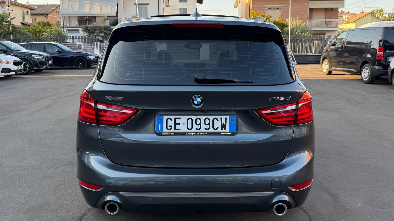 BMW 218D GRAN TOURER 2.0 LUXURY X-DRIVE 150 CV - FULL LED, TETTO, PELLE, PACCHETTO LUCI