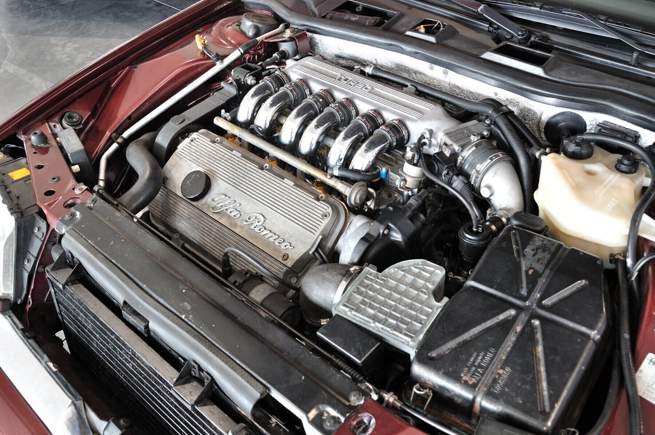 Alfa Romeo 164 2.0i V6 turbo cat Super CRS pelle tagliandata