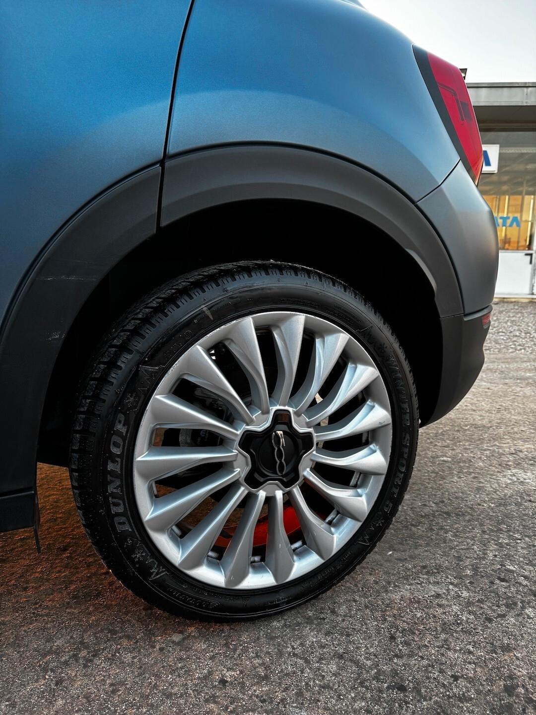 Fiat 500X 1.3 Mjt 95CV Cross blu opaco tetto apribile