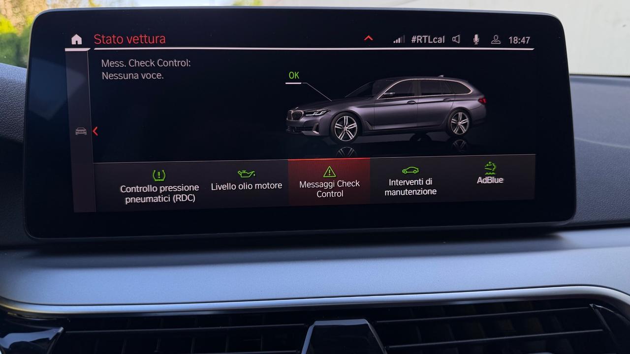 Bmw 520d 48V Touring Msport 190cv F1 Naviplus Camera Cerchi 20M