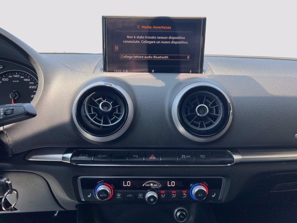 AUDI A3 Sportback 30 1.6 tdi Admired 116cv s-tronic del 2018