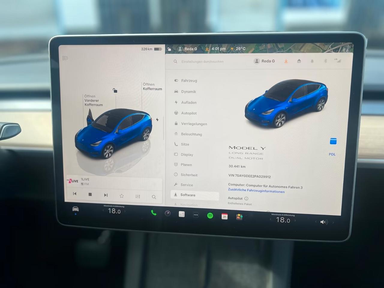 Tesla Model Y DUAL MOTOR AWD 19" GUIDA DI 2°LIVELLO CAMERA 360° SEDILI ELETTRICI RISCALDATI TETTO PANORAMICO