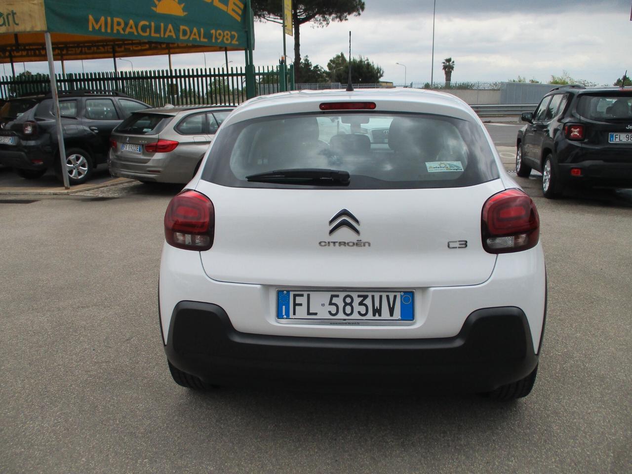 Citroen C3 1.2 PURETECH 68CV E6 LIVE KM CERTIFICATI