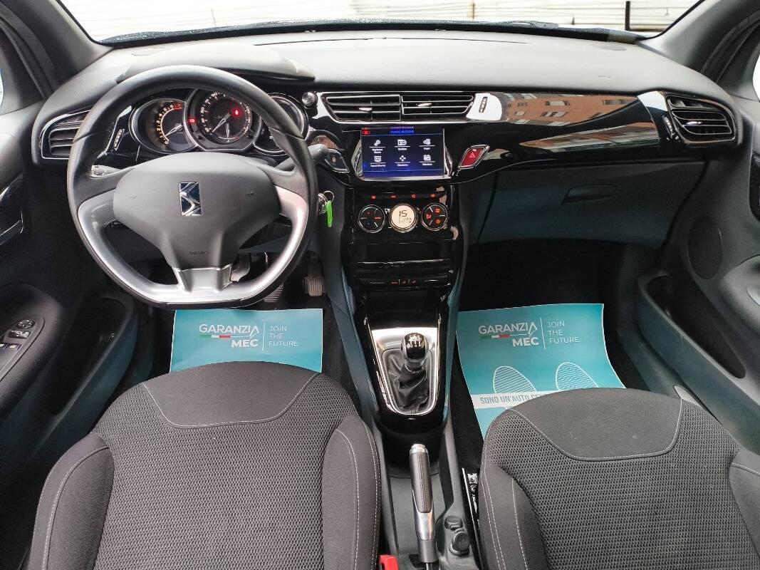 DS DS3 DS3 1.2 puretech So Chic GPL 110cv my16