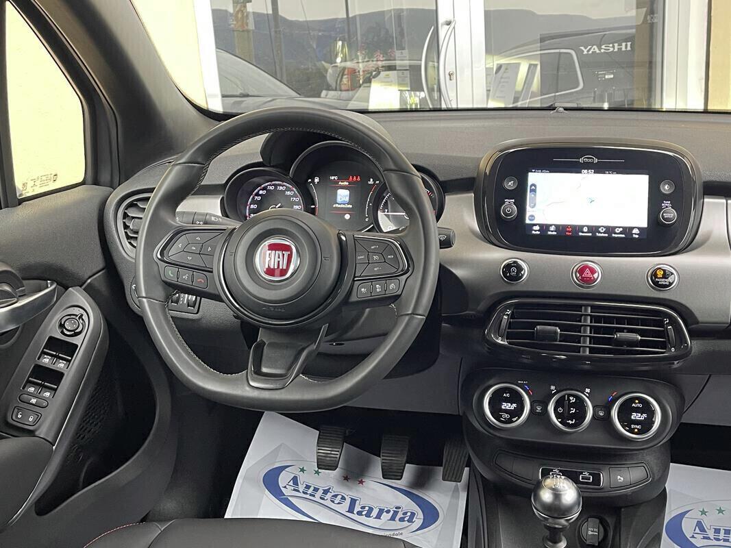 Fiat 500X 1.6 MultiJet 130 CV Sport Fari Full LED, Retrocamera, Navigatore, Cerchi 18, Grigio opaco
