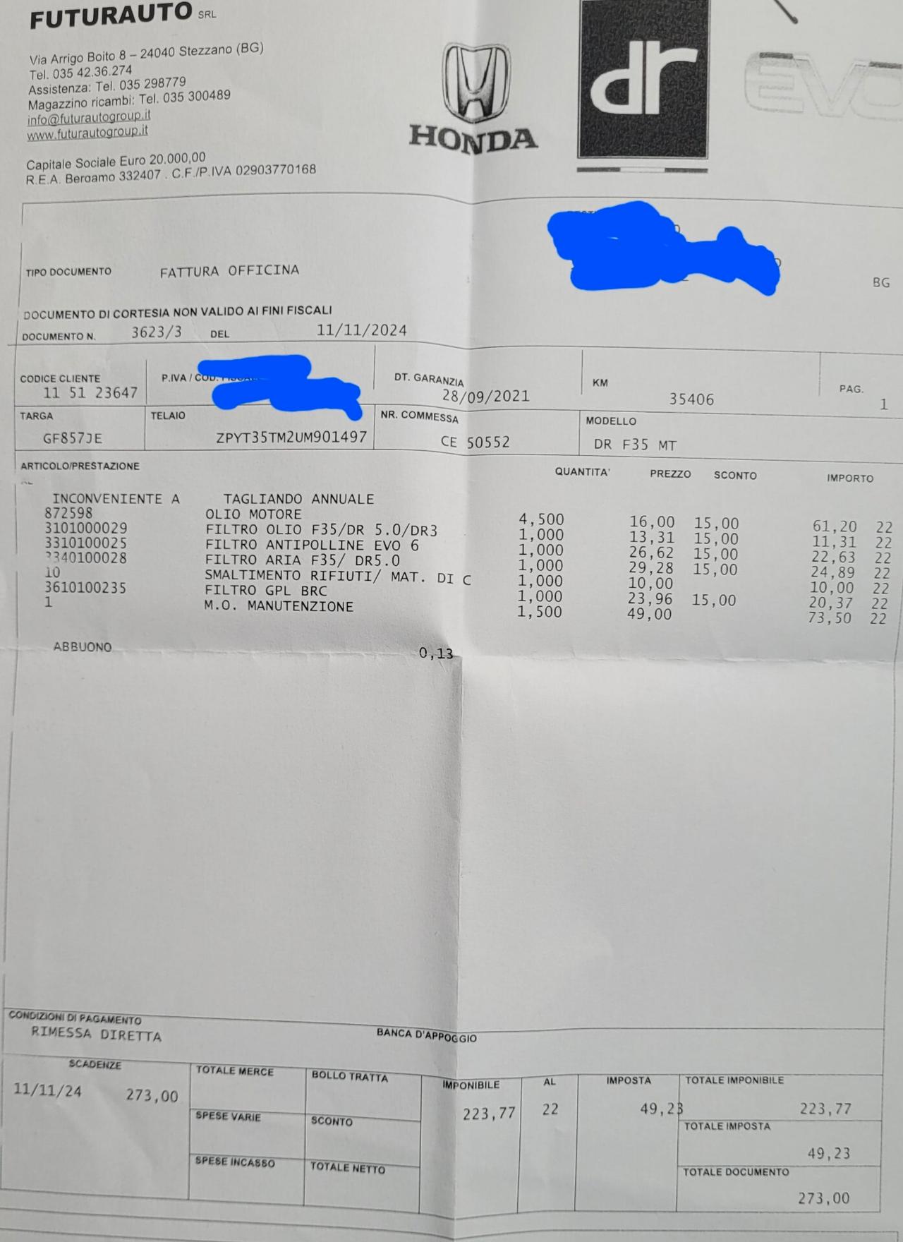 Dr F35 1.5 Turbo Bi-Fuel GPL