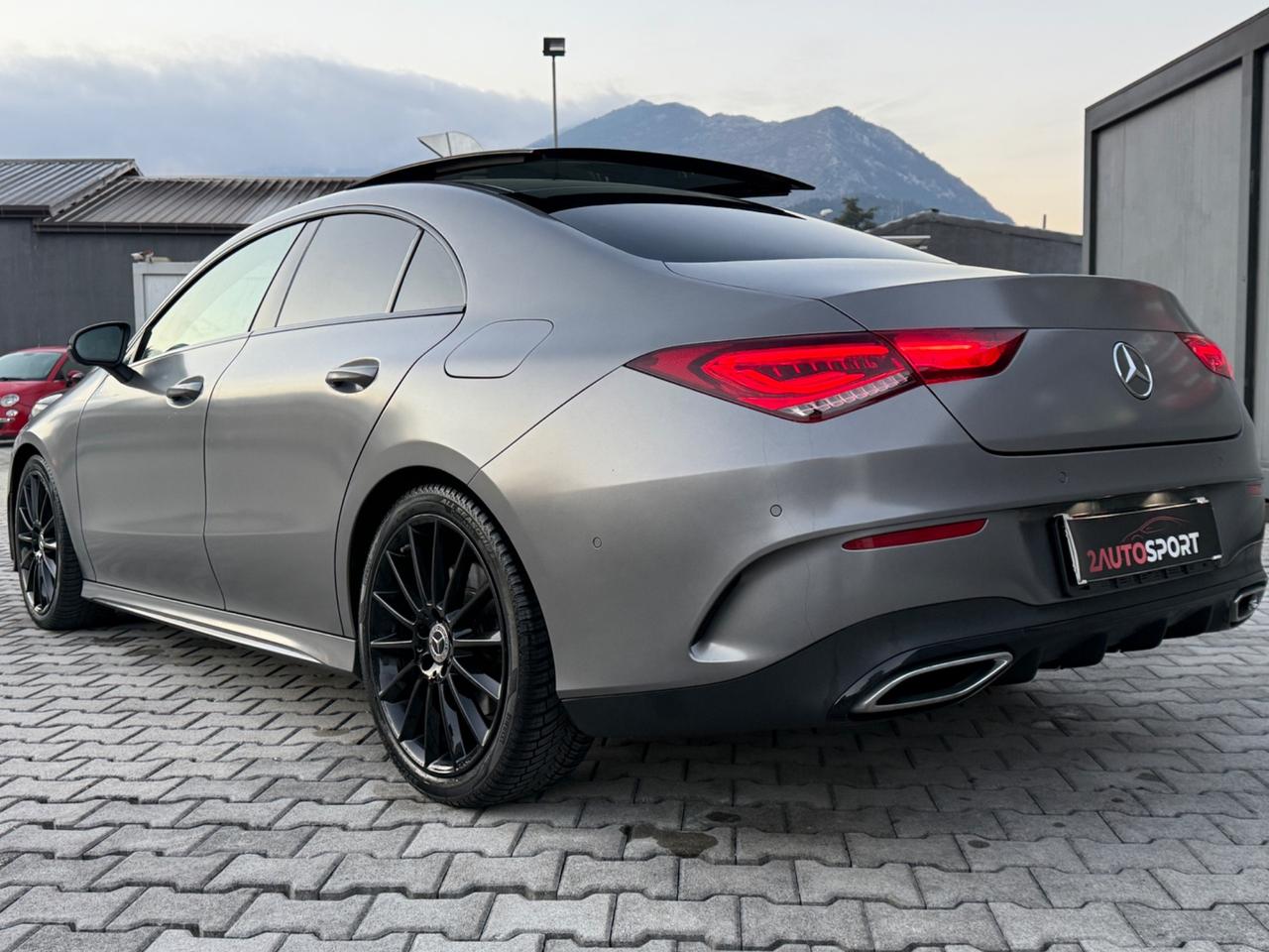 MERCEDES BENZ CLASSE CLA 250 BENZINA TETTO FULL FULL GRIGIO OPACO UNICOPROPRIETARIO TAGLIANDI MERCEDES BENZ 2021