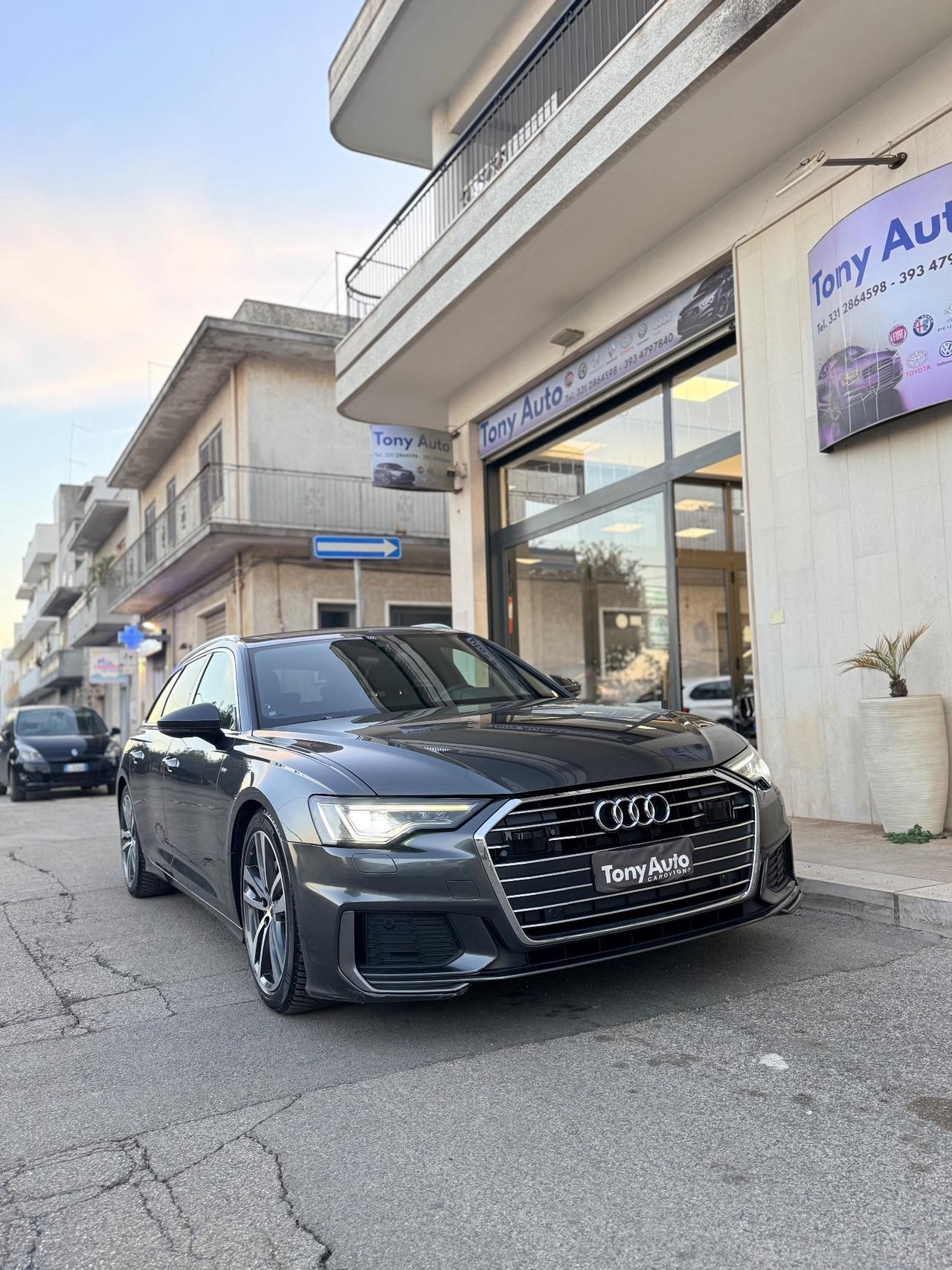 Audi A6 40 2.0 mhev (diesel/elettrica)TDI S tronic Sport, cambio s-tronic, modello S-LINE,KM CERTIFICATI