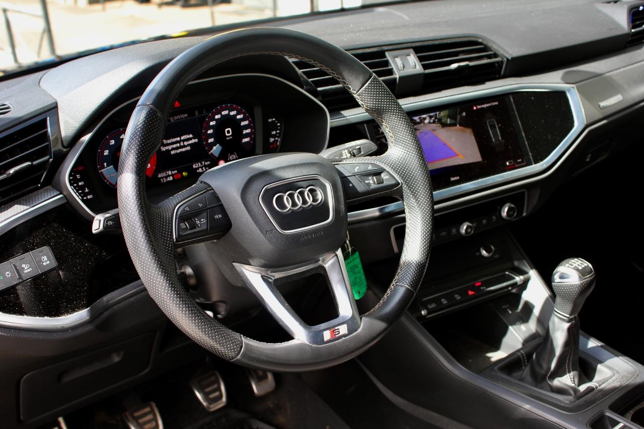Audi Q3 SPB 35 TFSI S line edition VIRTUAL COCKPIT FARI FULL LED NAVY