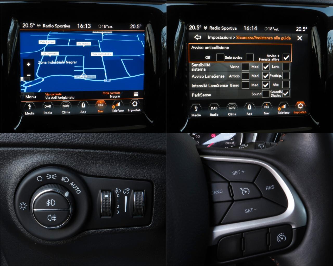 Jeep Compass 1.6mjt Limited 120cv. full led/adas/navi