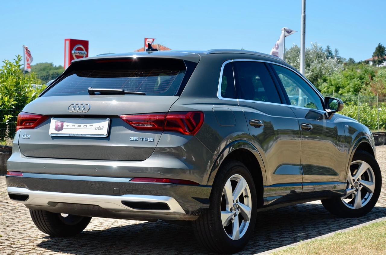 AUDI Q3 35 1.5 TFSI S-LINE EXT 150cv, UFF ITALIANA, SERVICE UFF AUDI, EURO 6D, FARI LED, NAVI, RETROCAMERA, PERMUTE