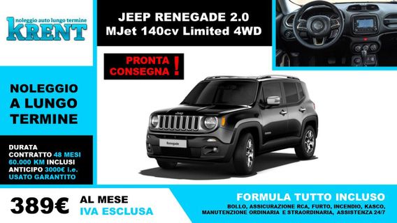 JEEP Renegade Renegade 2.0 Mjt 140 CV 4WD AD.L.Limited