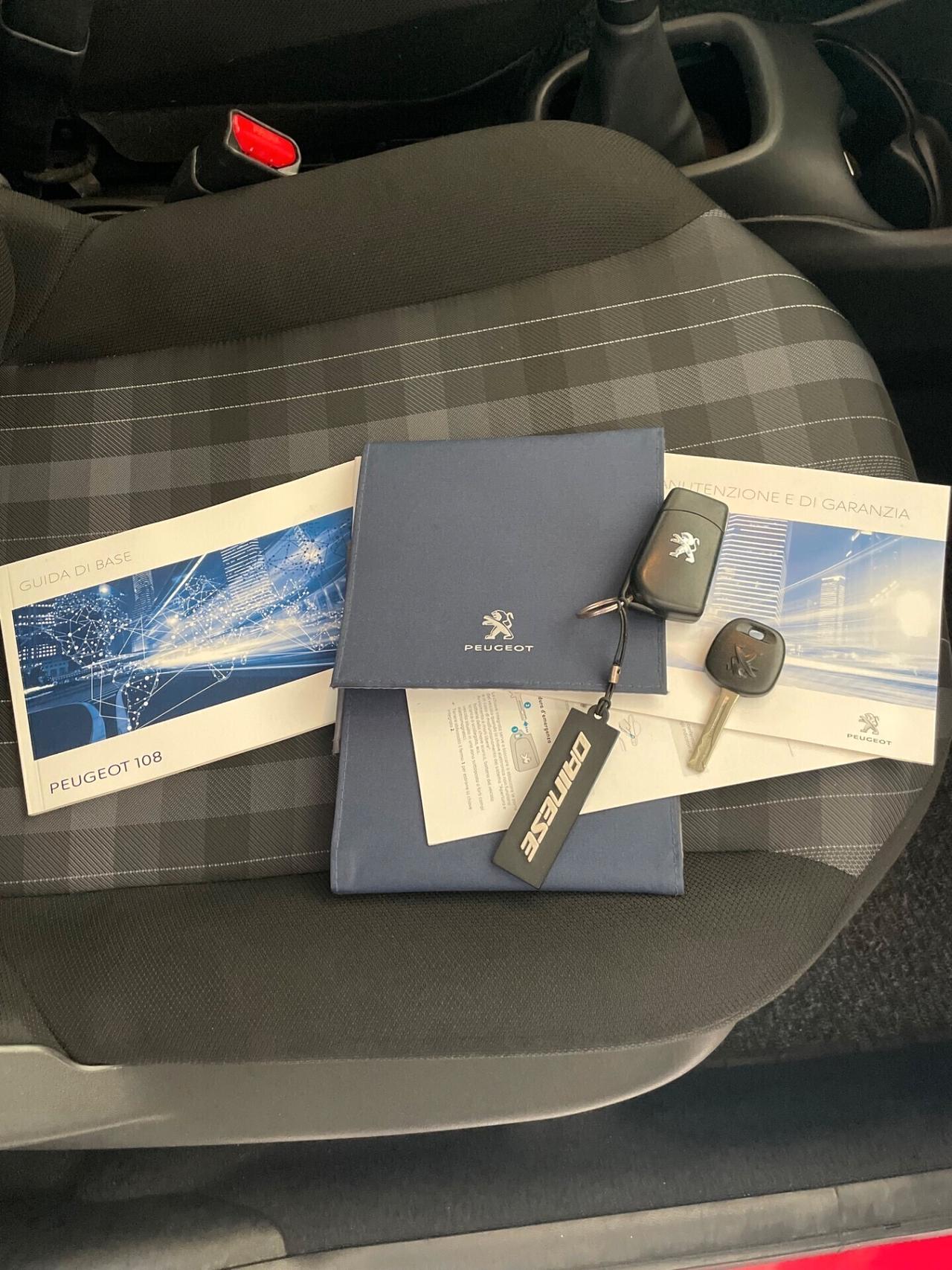 PEUGEOT 108 1.0 VTI 72 CV 5 PORTE ACTIVE