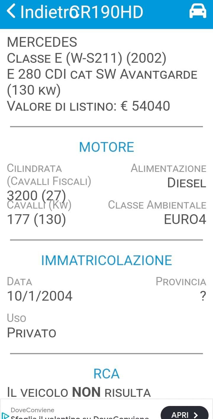 Mercedes-benz E 280 /3.2 CDI/130KW /S.W. Avantgarde