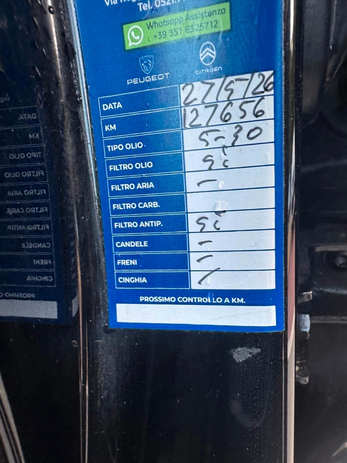 Peugeot 208 2019 1.2 Benzina 133.000 Km Cinghia Fatta
