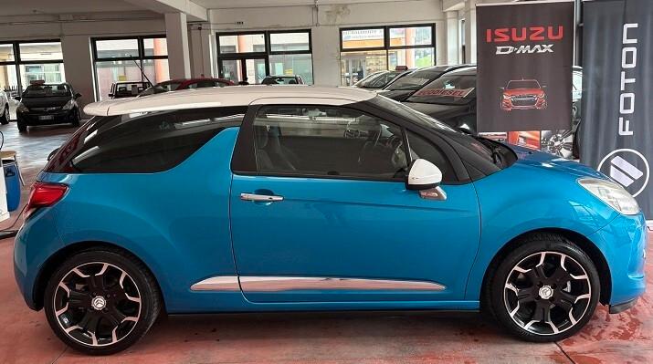 CITROEN DS3 SPORT CHIC benz. 1.6 THP CV 156 Km 170 831 certificati garanzia 12 mesi