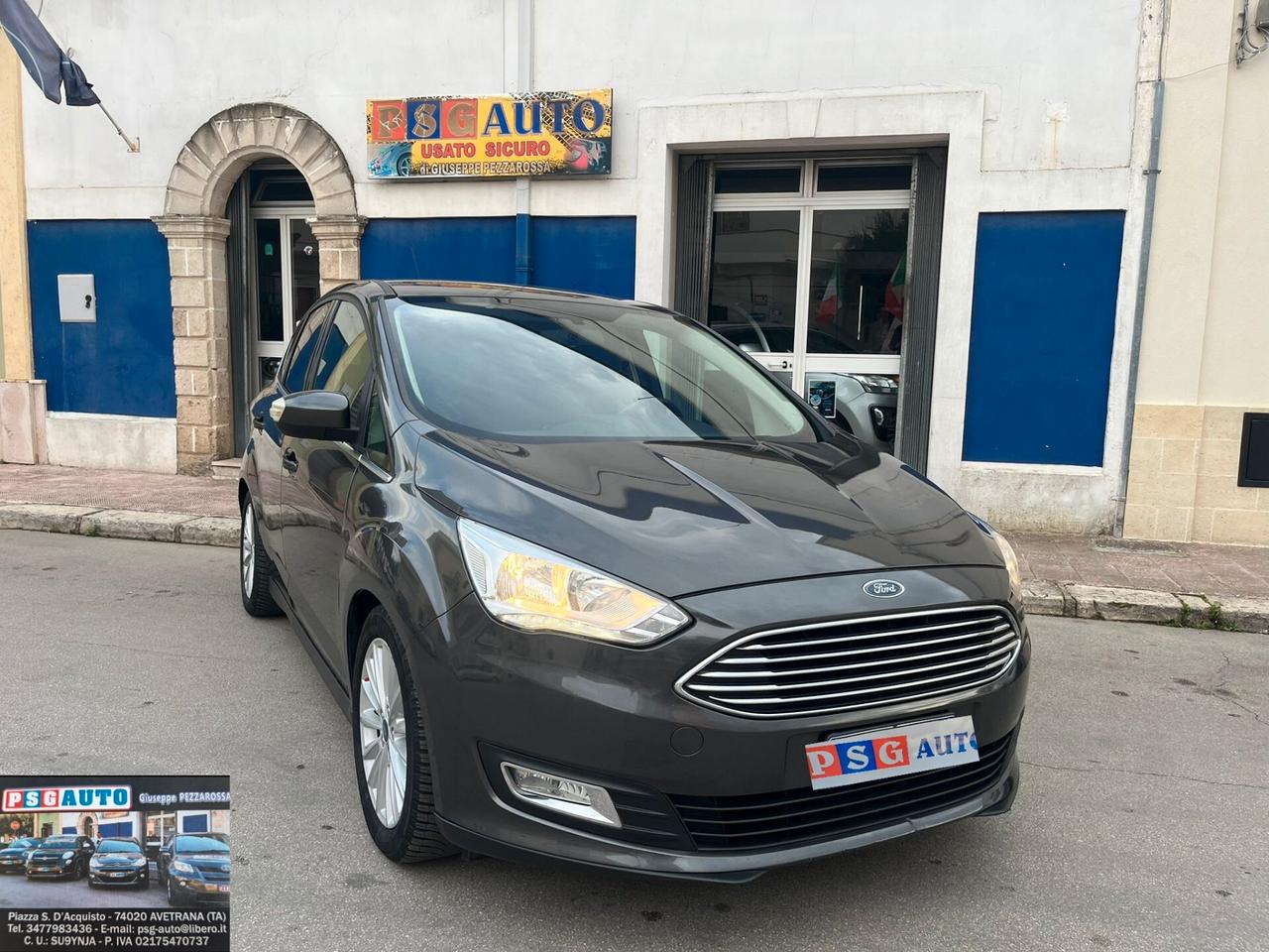 FORD C-MAX 1.5 TDCI 120CV TITANIUM X FULL OPT NAVI GRANDE NOV 2017 PERFETTA
