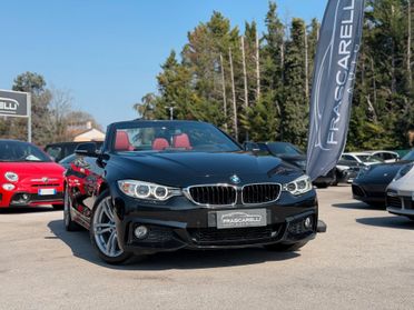 Bmw 420 420d Cabrio Msport /PELLE ROSSA/HEAD/FULL