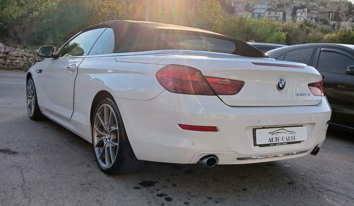 Bmw 640 d Cabrio Futura cc 3000 diesel 313 cv AUTO GALLO Francofonte