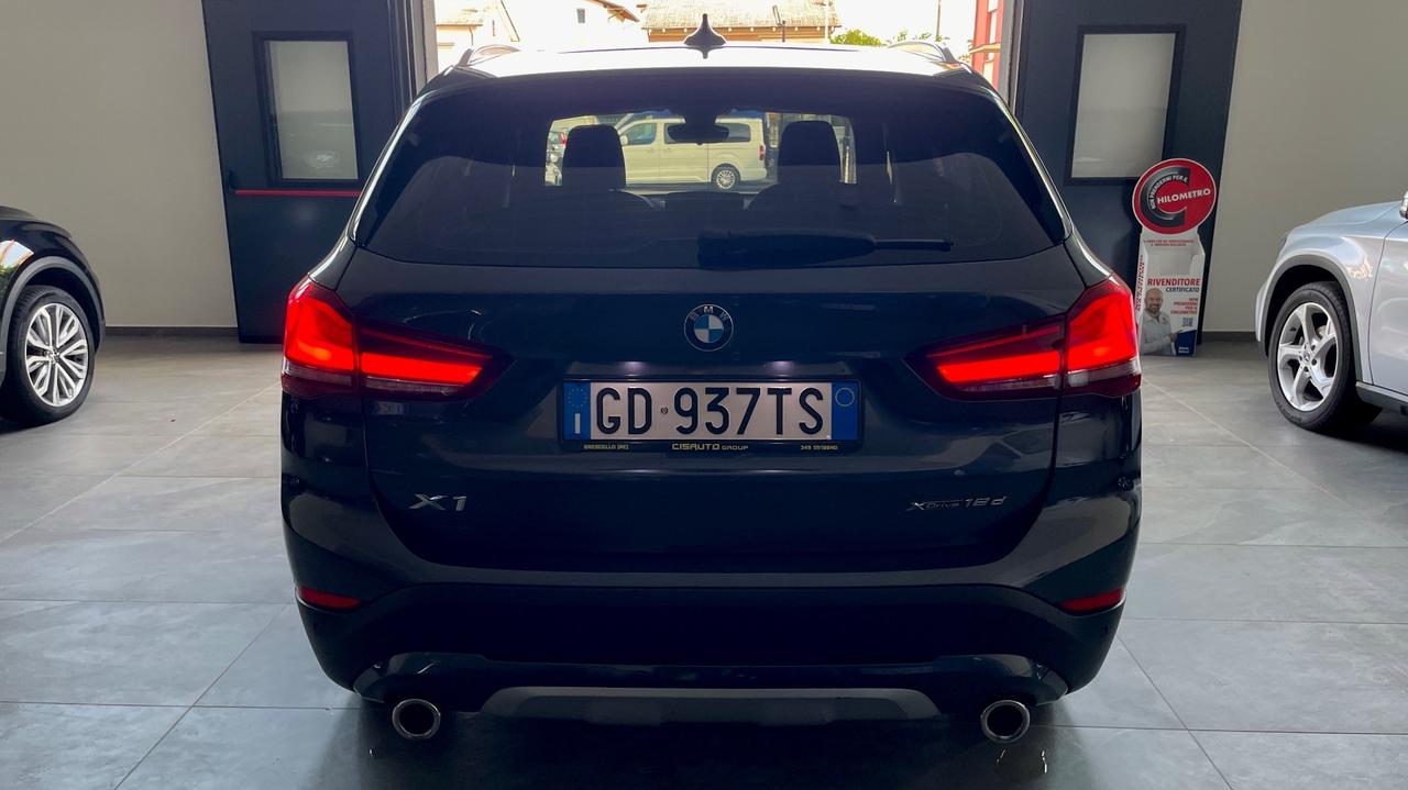BMW X1 X-DRIVE 18D 2.0 BUSINESS ADVANTAGE 150 CV - FULL LED, CARPLAY, PELLE