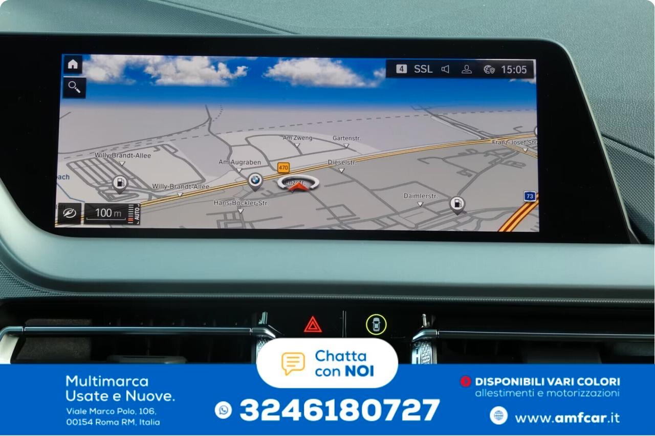 BMW 118i Advantage Cambio manuale navi