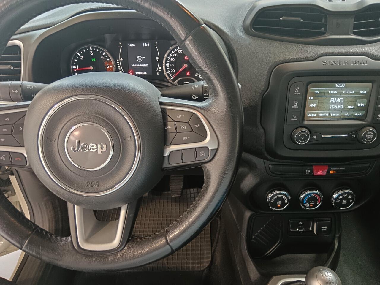 Jeep Renegade 1.6 Mjt 120 CV Longitude EURO6 PREZZO REALE