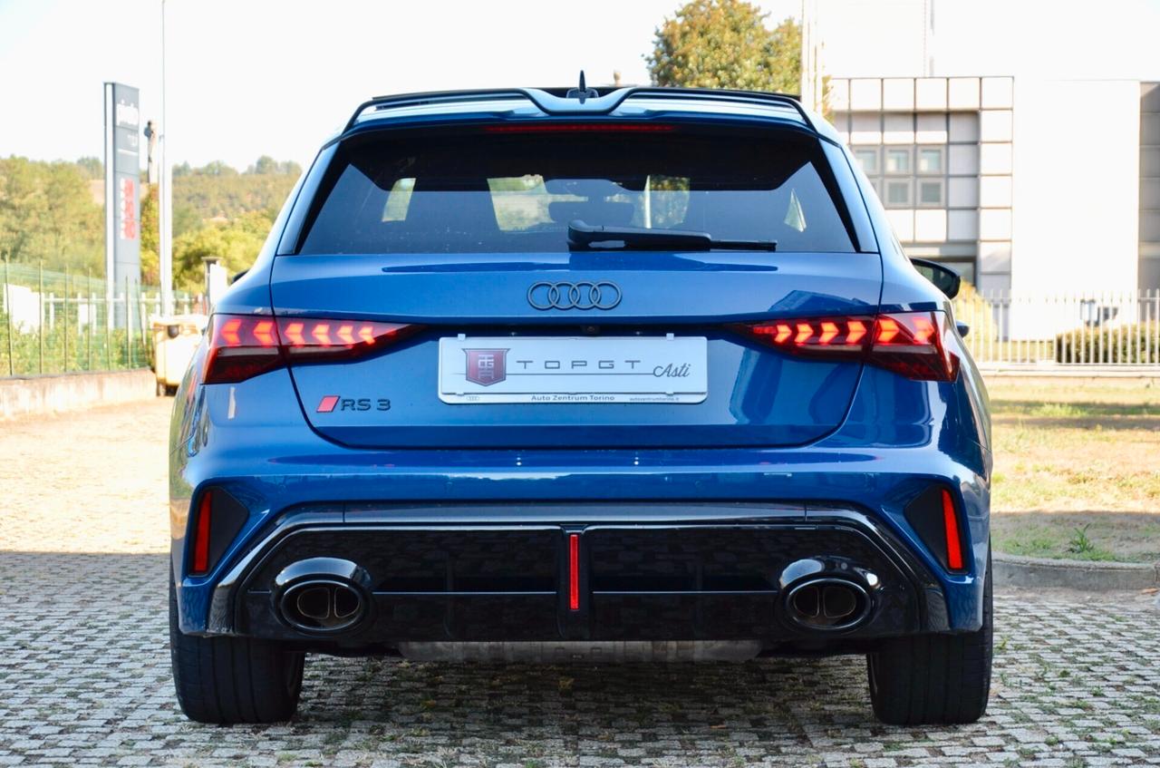 AUDI RS3 SPORTBACK 2.5 TFSI QUATTRO 400cv S-TRONIC, PARI AL NUOVO, UFF ITALIANA, UNICOPROPRIETARIO, GARANZIA AUDI 1/2030, TETTO, MATRIX, SCARICO, PERMUTE