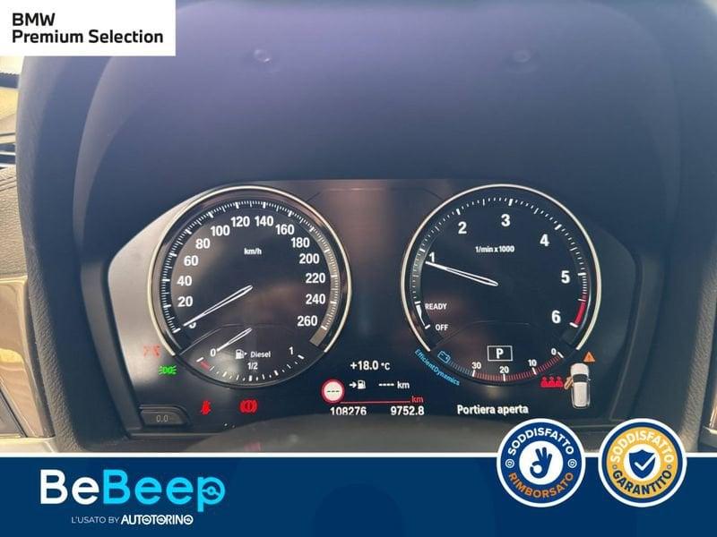 BMW X1 SDRIVE18D XLINE AUTO